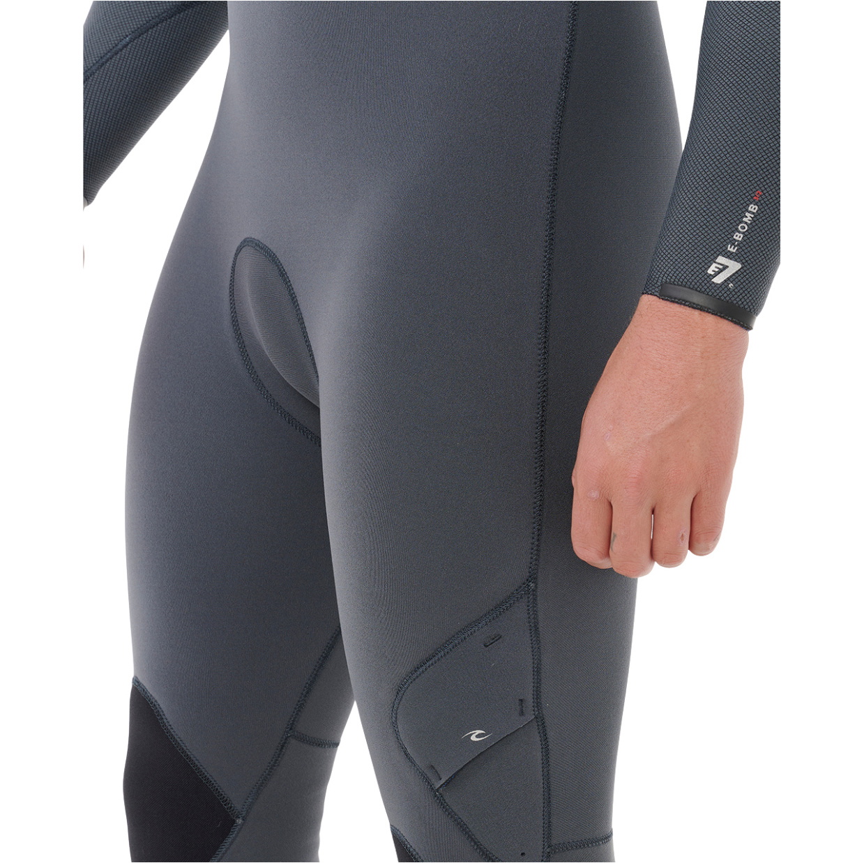 2026 Rip Curl Heren E-Bomb 5/3mm Ritssluiting-vrij Wetsuit 17KMFS - Iron